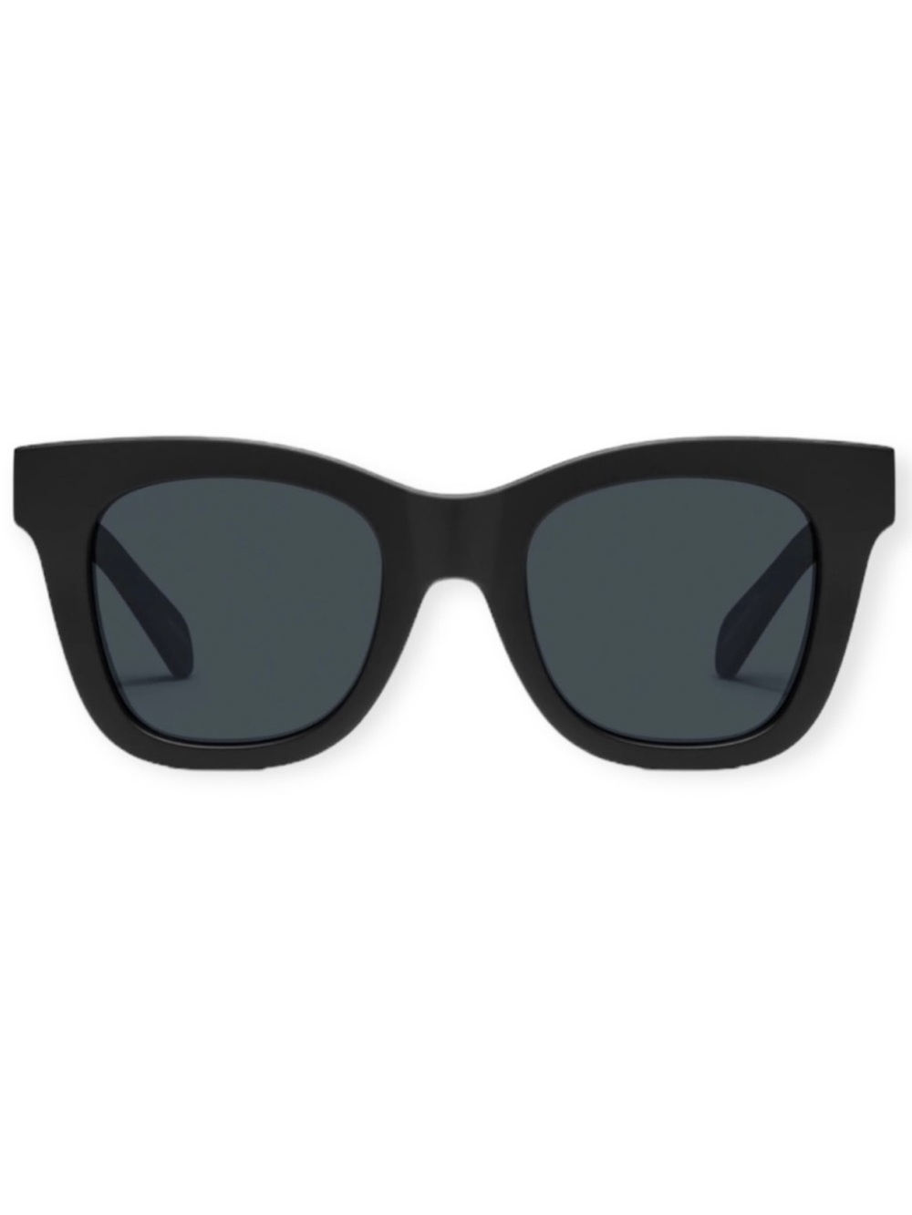QUAY After Hours Sunglasses Matte Black Frame Smoke Lens Square NWT